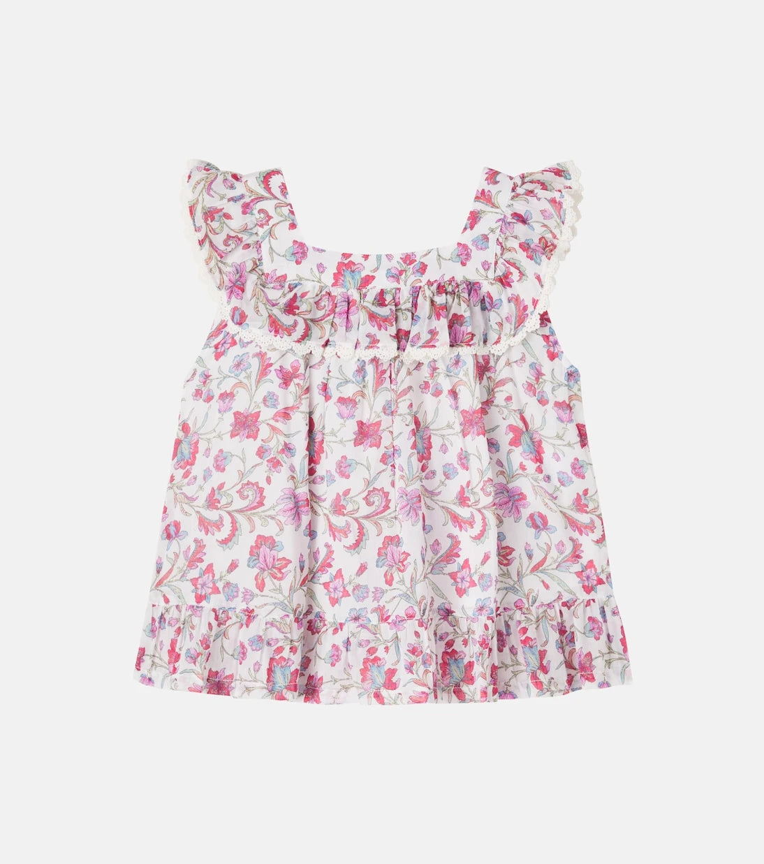 Louise Misha - Inessa floral ruffled cotton top