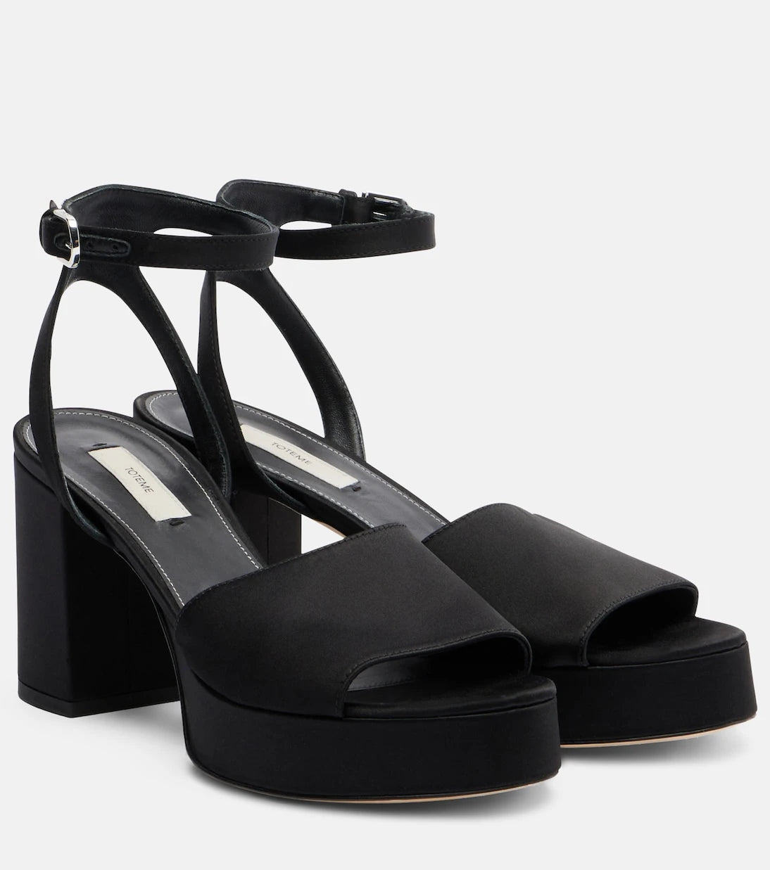 Toteme - Satin platform sandals