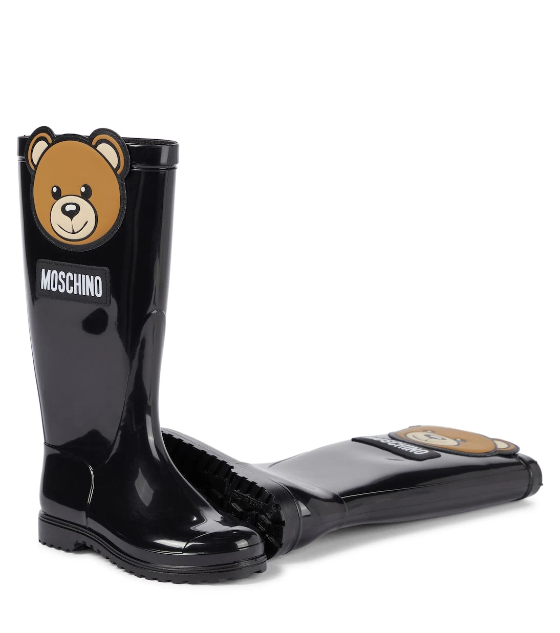 Moschino Kids - أحذية المطر المطاطية