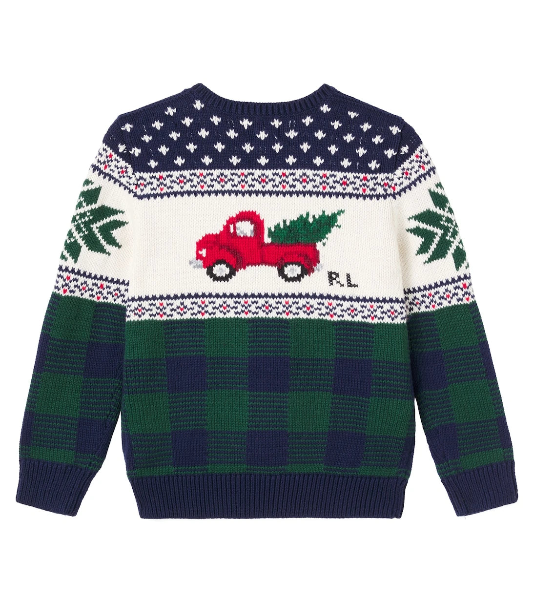 Polo Ralph Lauren Kids - Jacquard cotton sweater