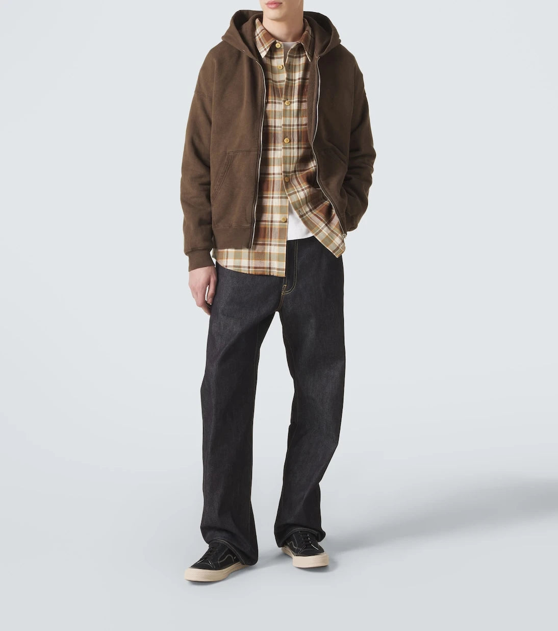 Visvim - سويت شيرت بغطاء رأس جامبو من قطن الجيرسيه
