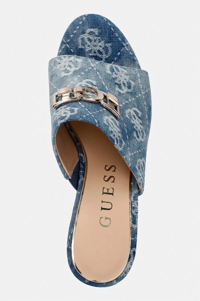 Guess скосена platformalı kadın terlikler EVENZA2