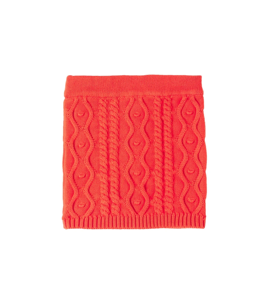 Mini Rodini - Bow-detail knitted cotton skirt