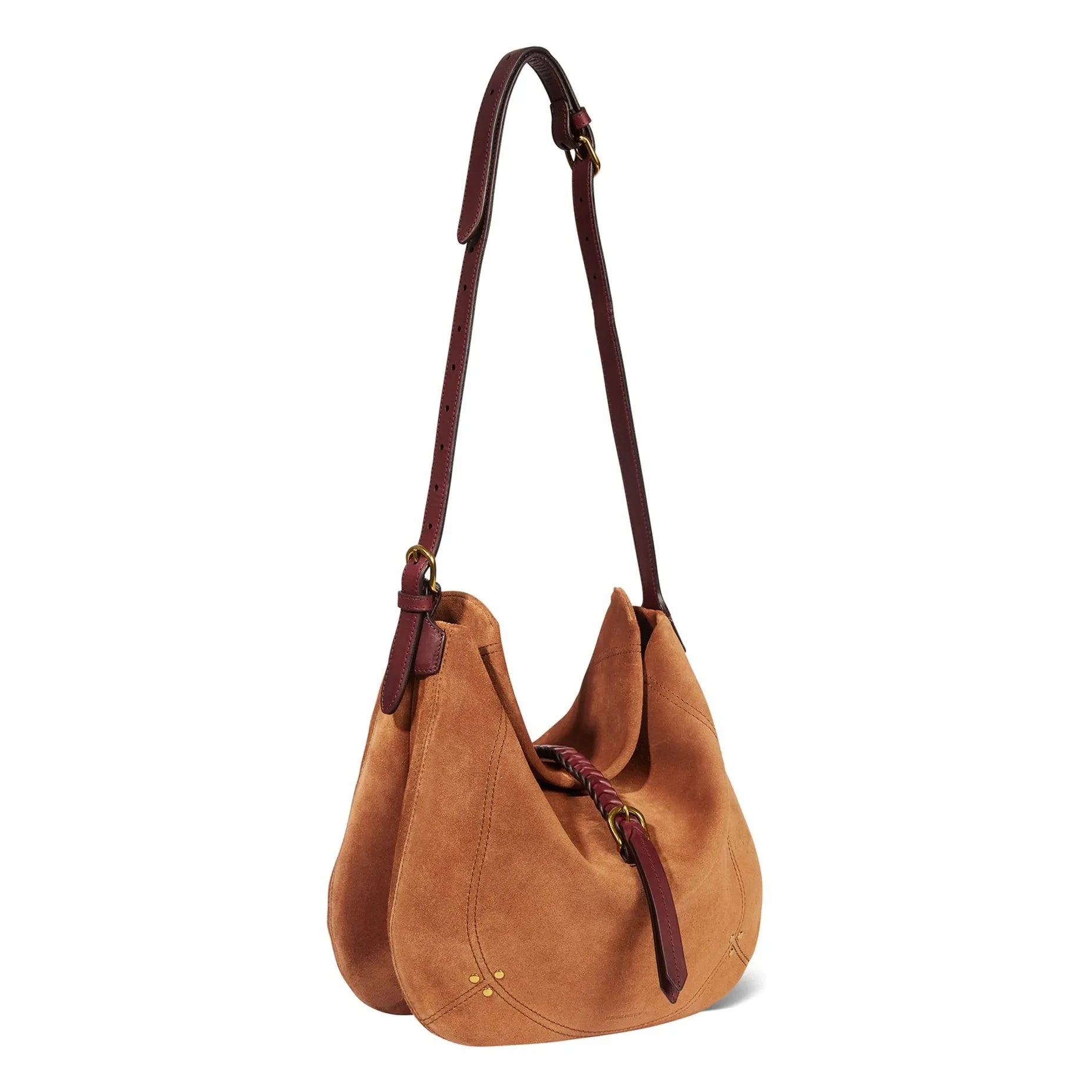 Jérôme Dreyfuss - Bag Luis Velvet crust | Caramel