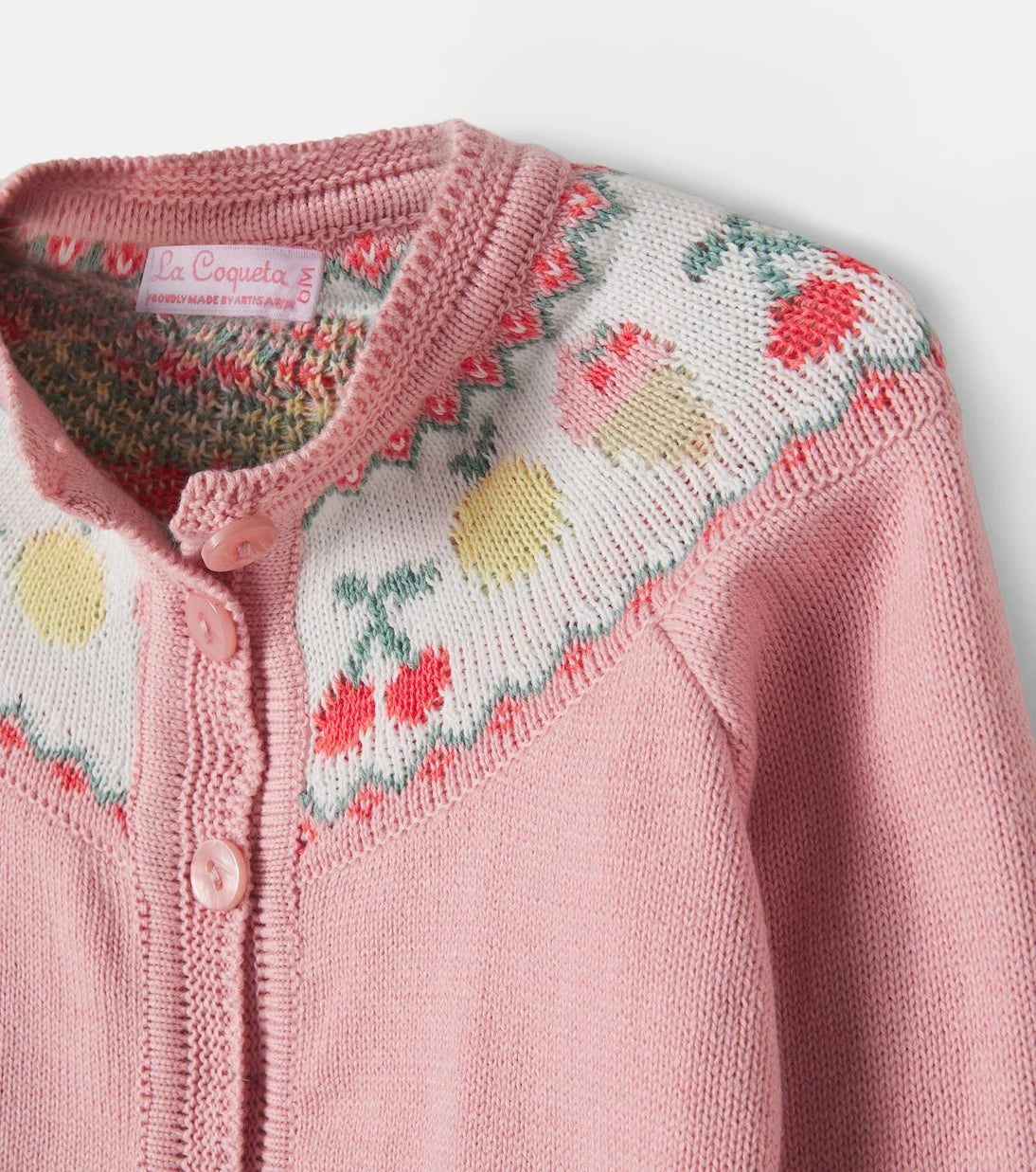 La Coqueta - Baby Helado cotton cardigan