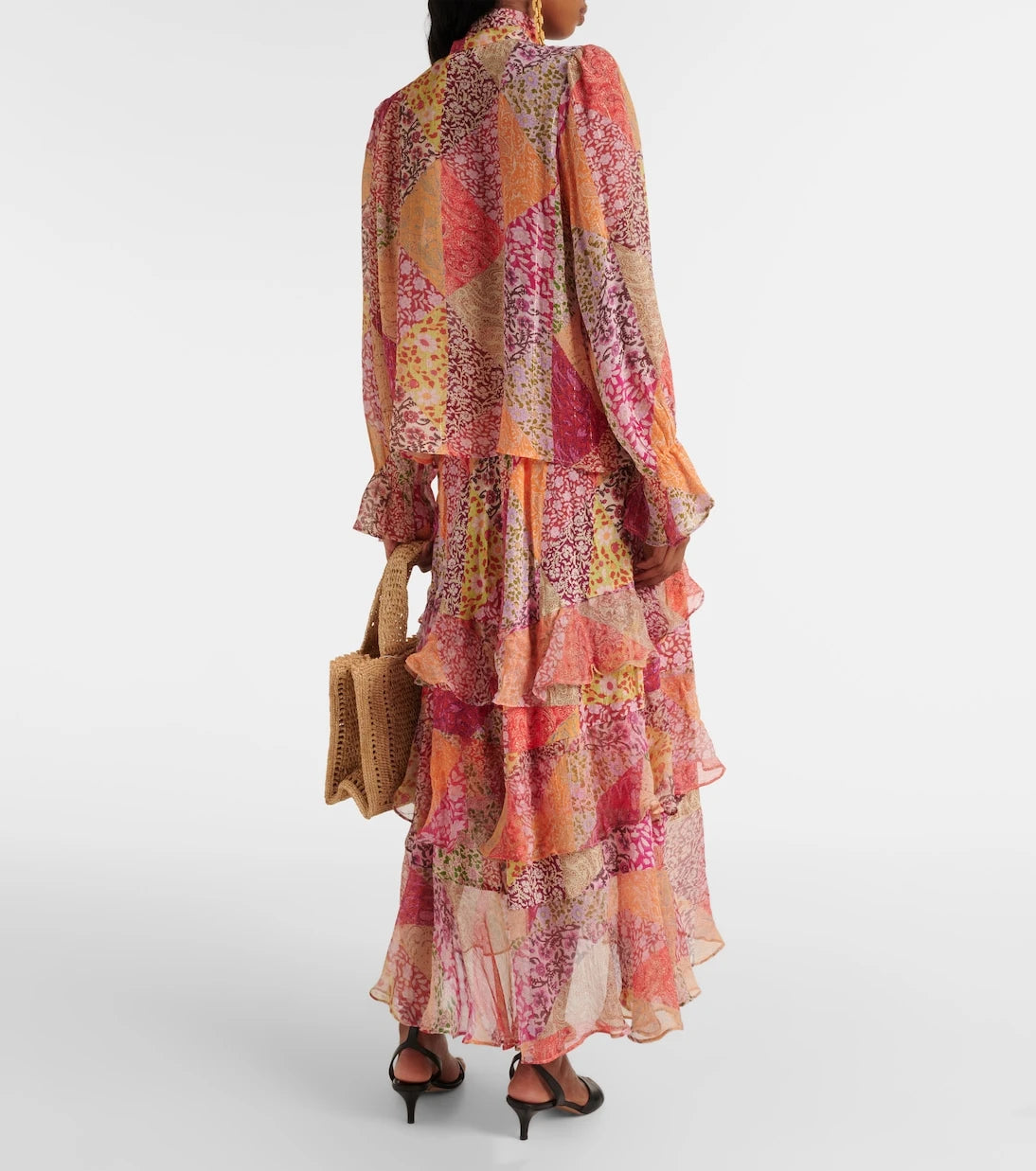 Rixo - Jovie patchwork top