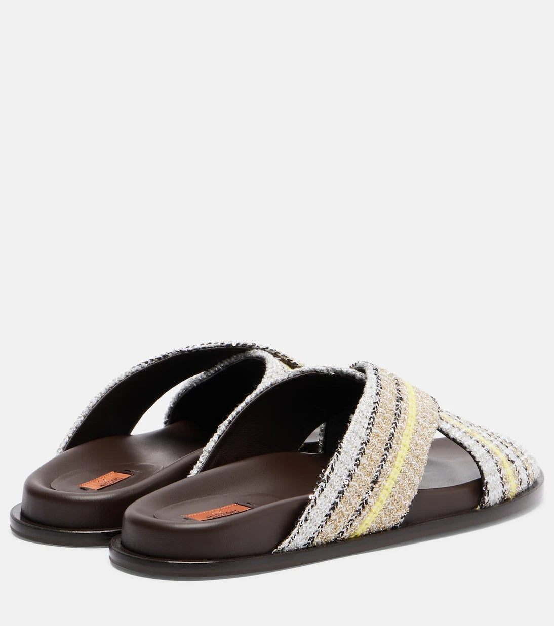Missoni - Viola striped lamé sandals