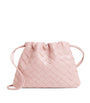 Pink Small Leather Dustbag Clutch Bag