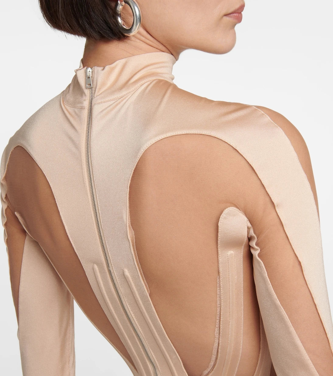 Mugler - Paneled jumpsuit