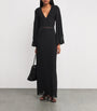 VALENTI Black Knitted Egina Maxi Dress