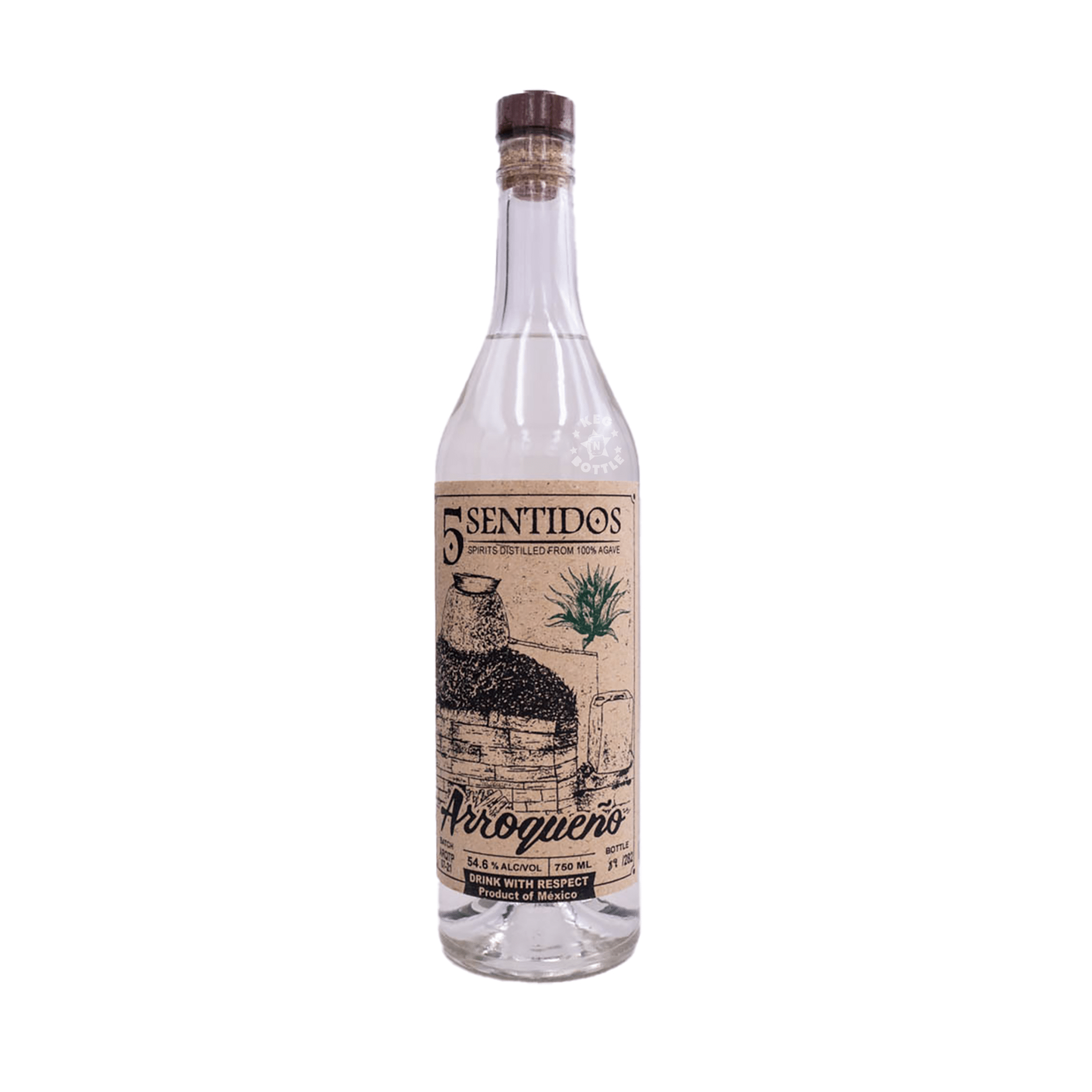 5 Sentidos Arroqueno Tio Pedro Mezcal (750 ml)