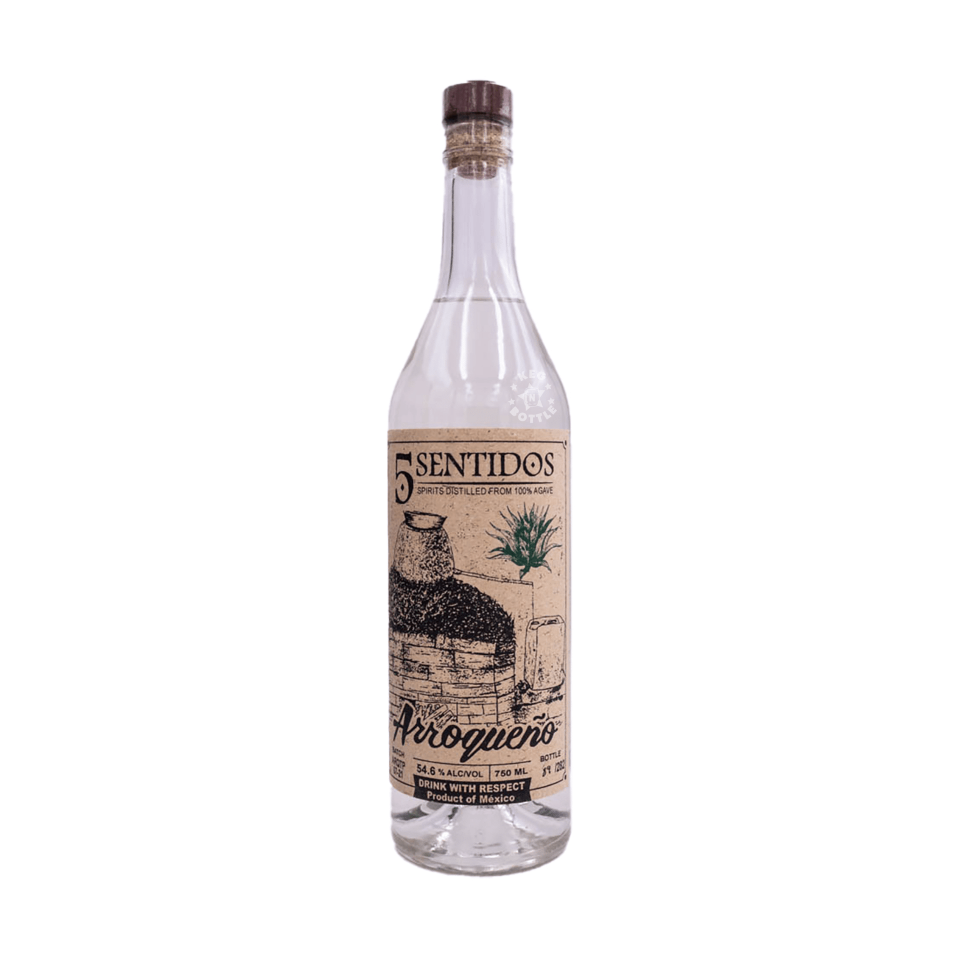5 Sentidos Arroqueno Tio Pedro Mezcal (750 ml)