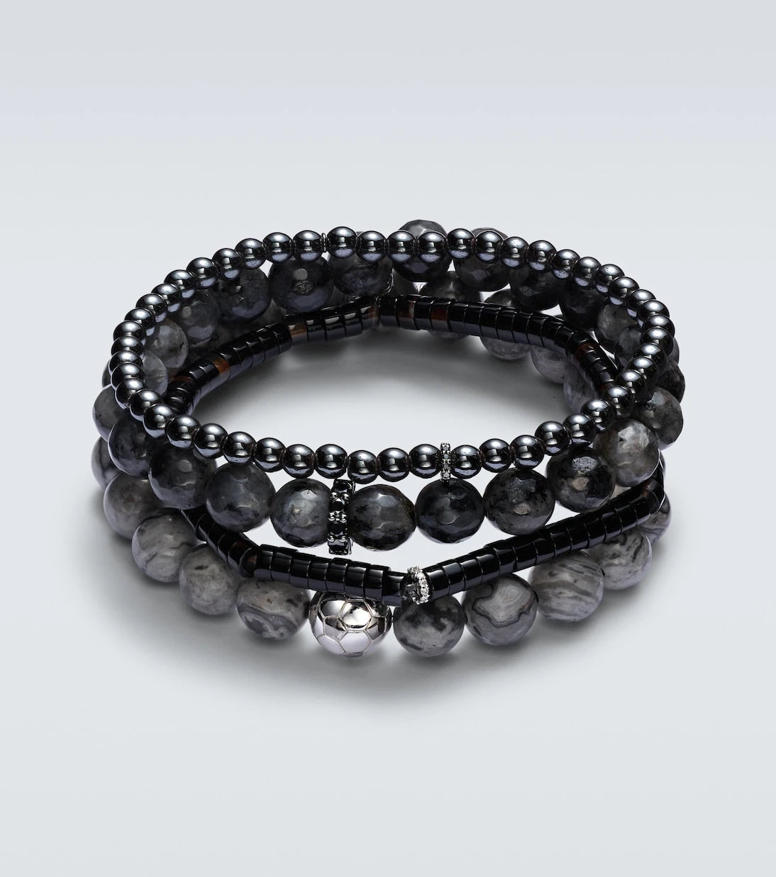 Sydney Evan - 14kt white gold bracelet bundle with diamonds