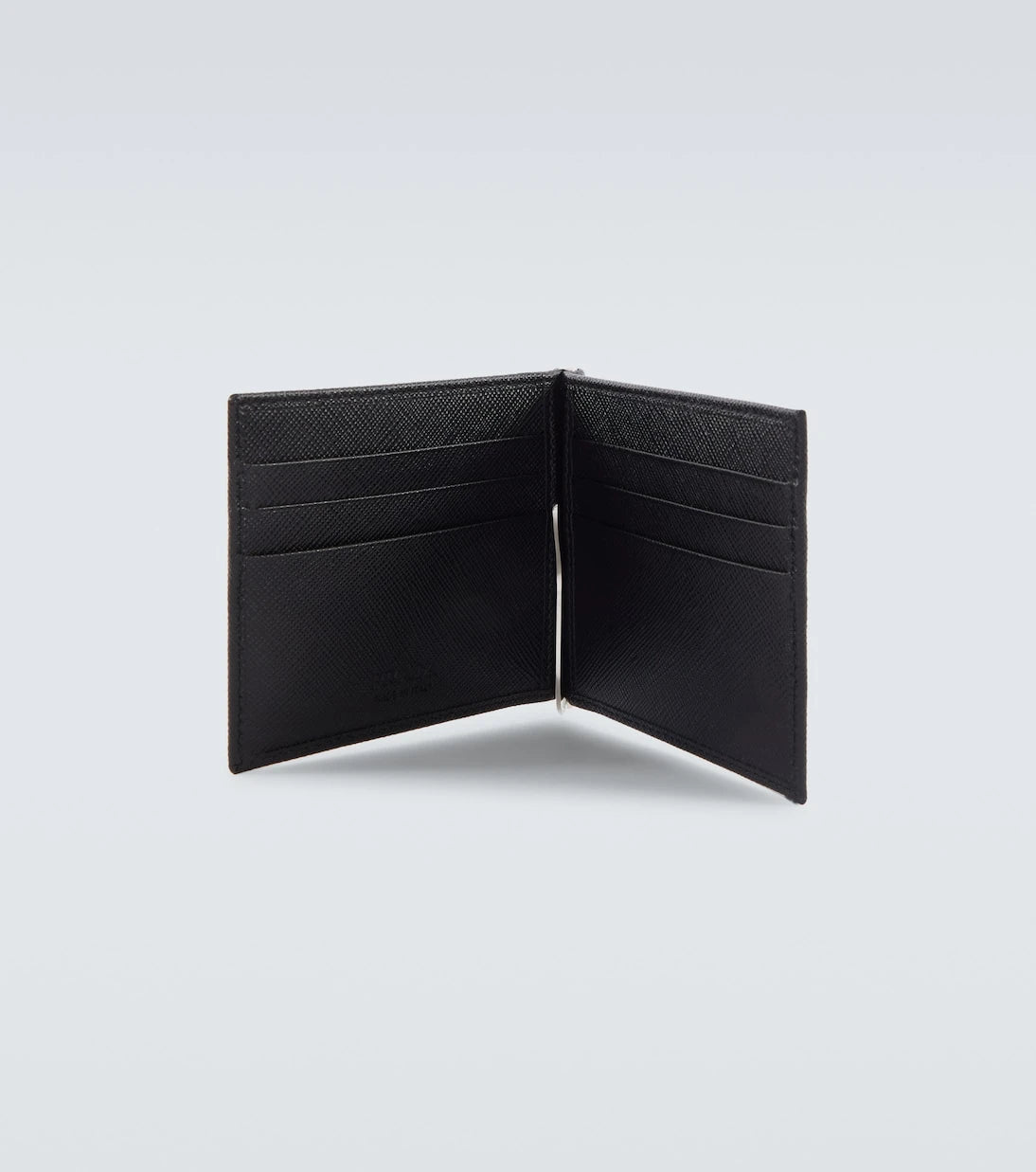 Prada - Saffiano metal money clip wallet
