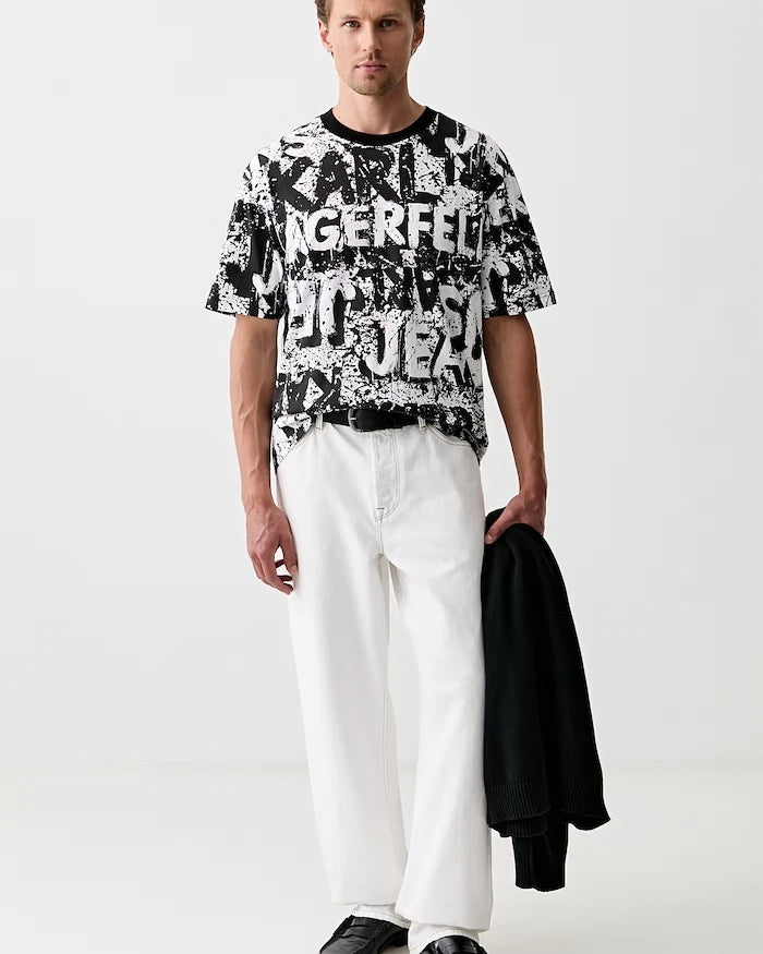 Karl Lagerfeld Jeans erkek pamuklu tişört