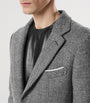 TOM FORD Black Herringbone Blazer