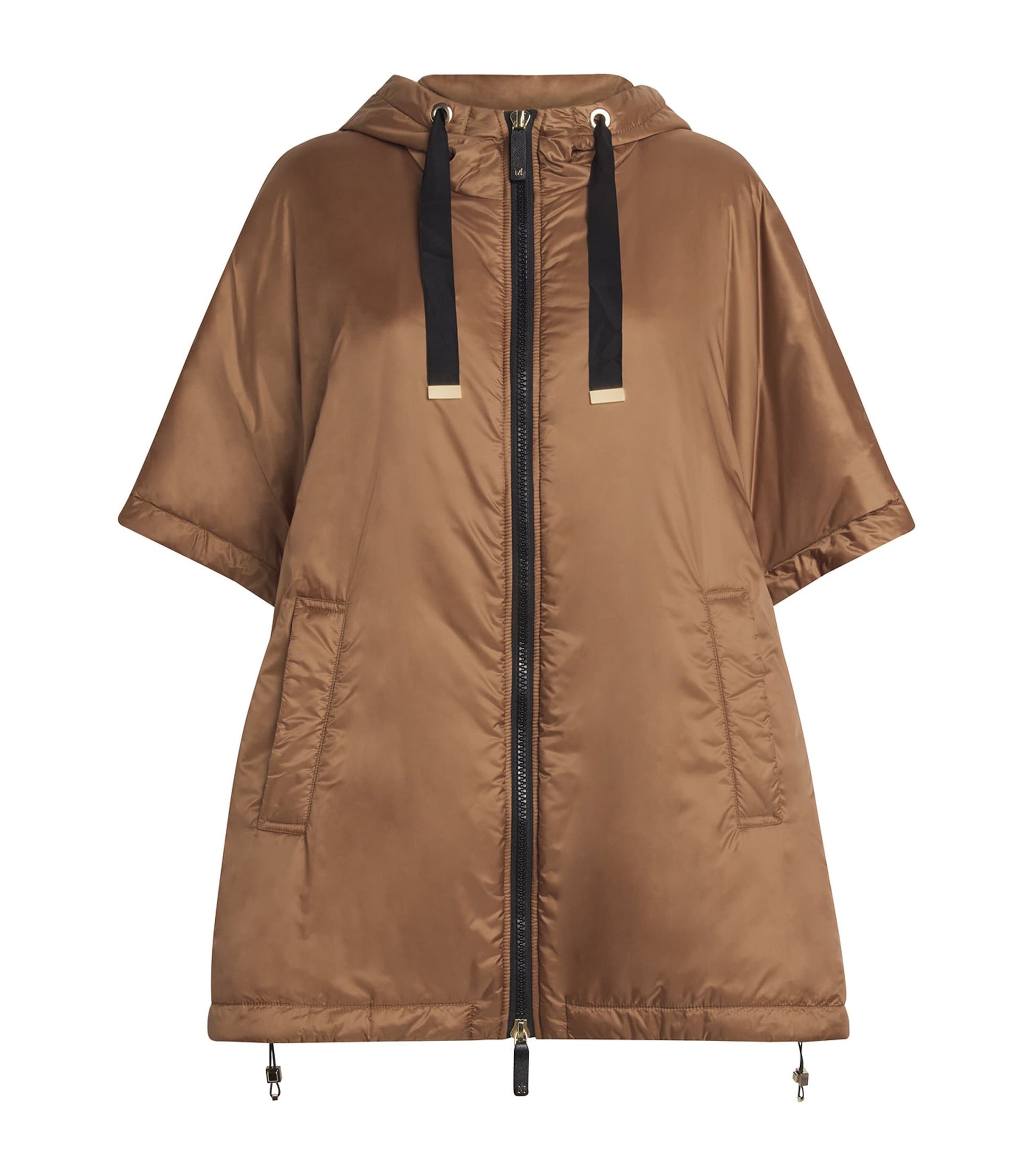 Max Mara Beige Hooded Cape