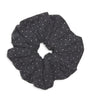 Sandro Paris Black Wool-Blend Rhinestone Knit Scrunchie
