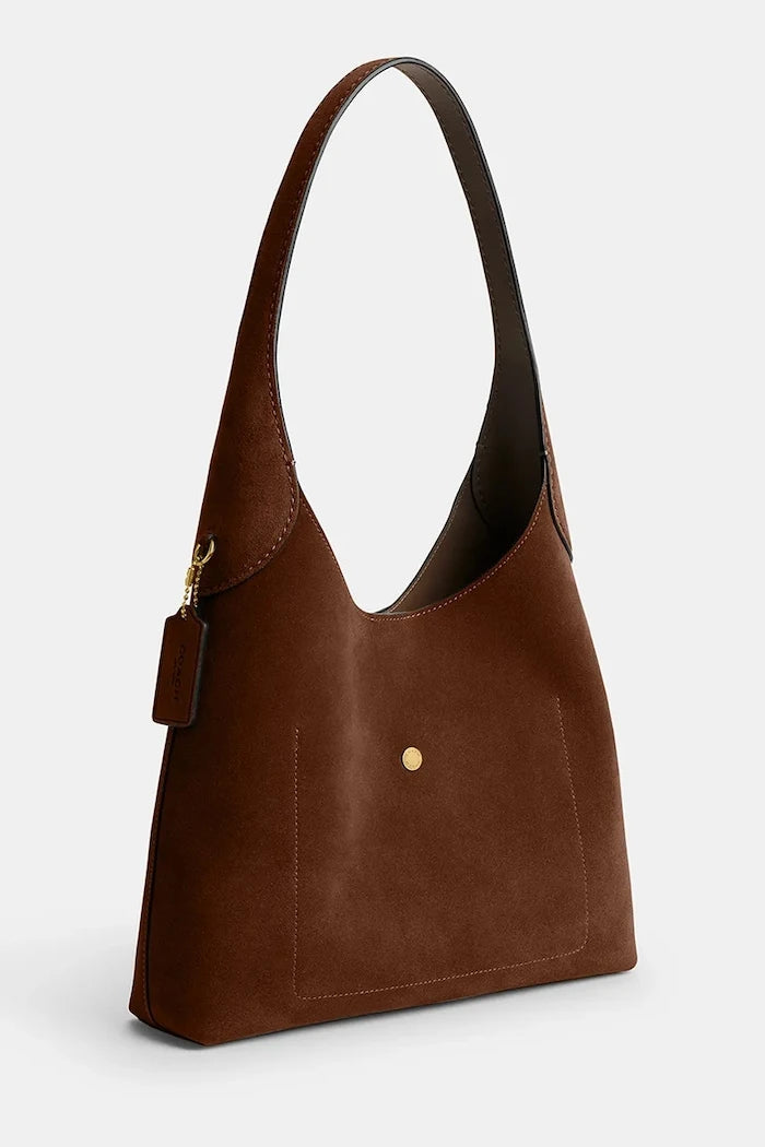 Coach чанта дамска от велур Brooklyn Shoulder Bag 28