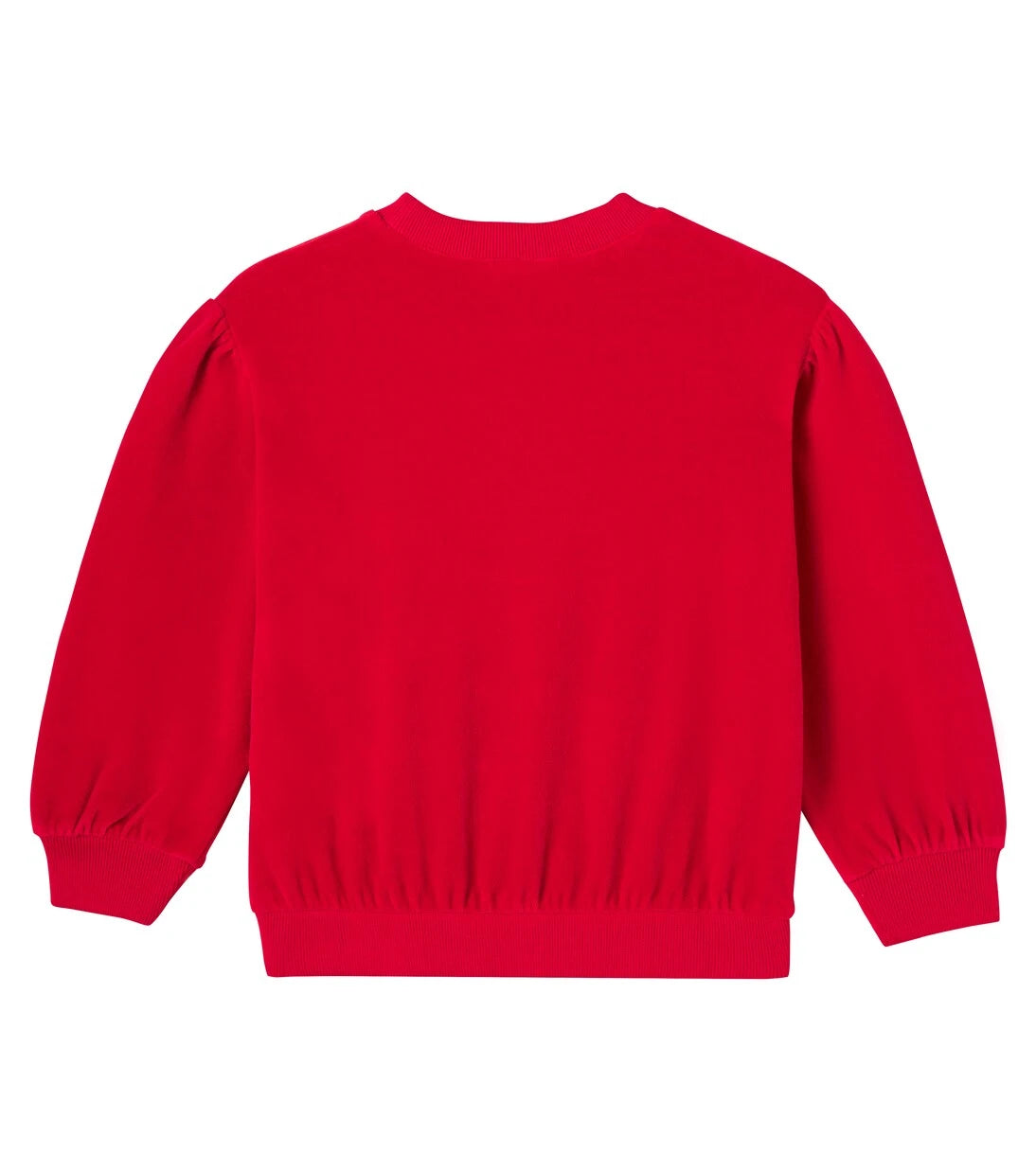 Gucci Kids - Logo cotton-blend velvet sweatshirt
