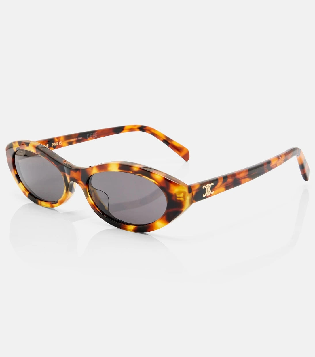 Celine Eyewear - Triomphe oval sunglasses