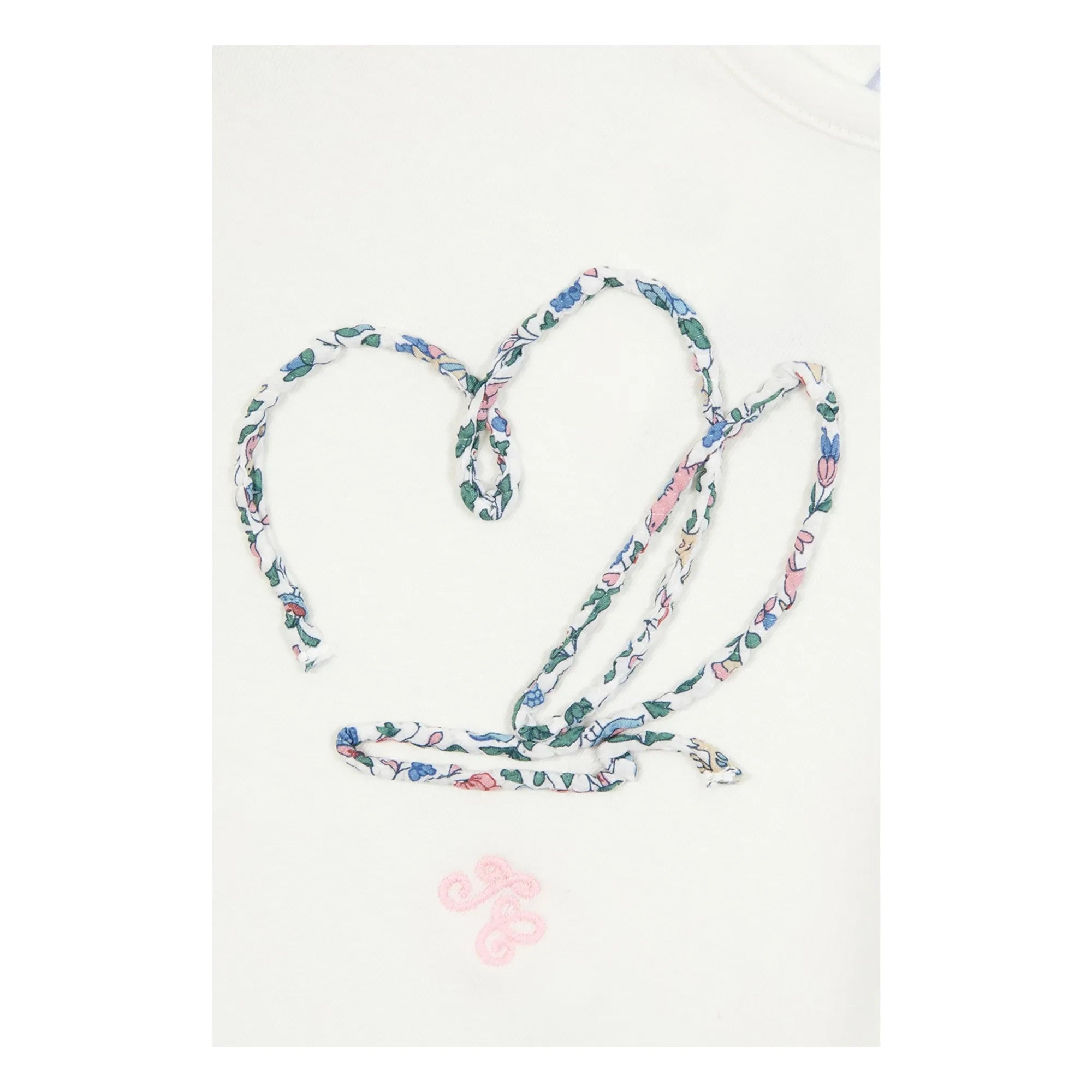 Tartine et Chocolat - Liberty Butterfly Baby T-shirt | White