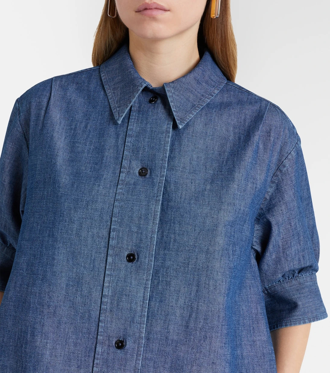 Jil Sander - Cotton chambray shirt dress