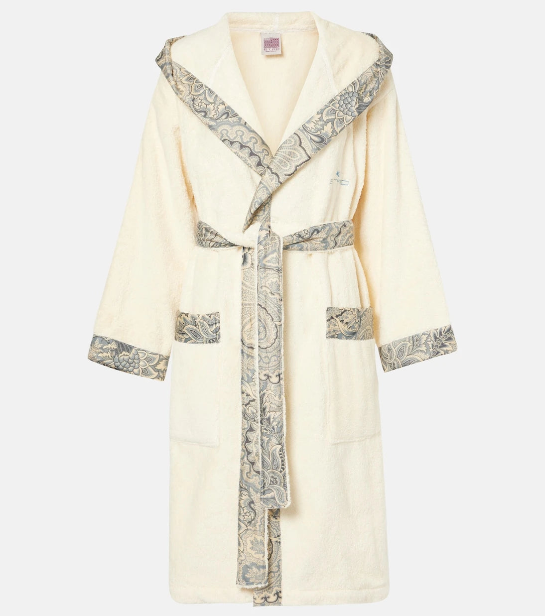 Etro - Bloom cotton terry bathrobe