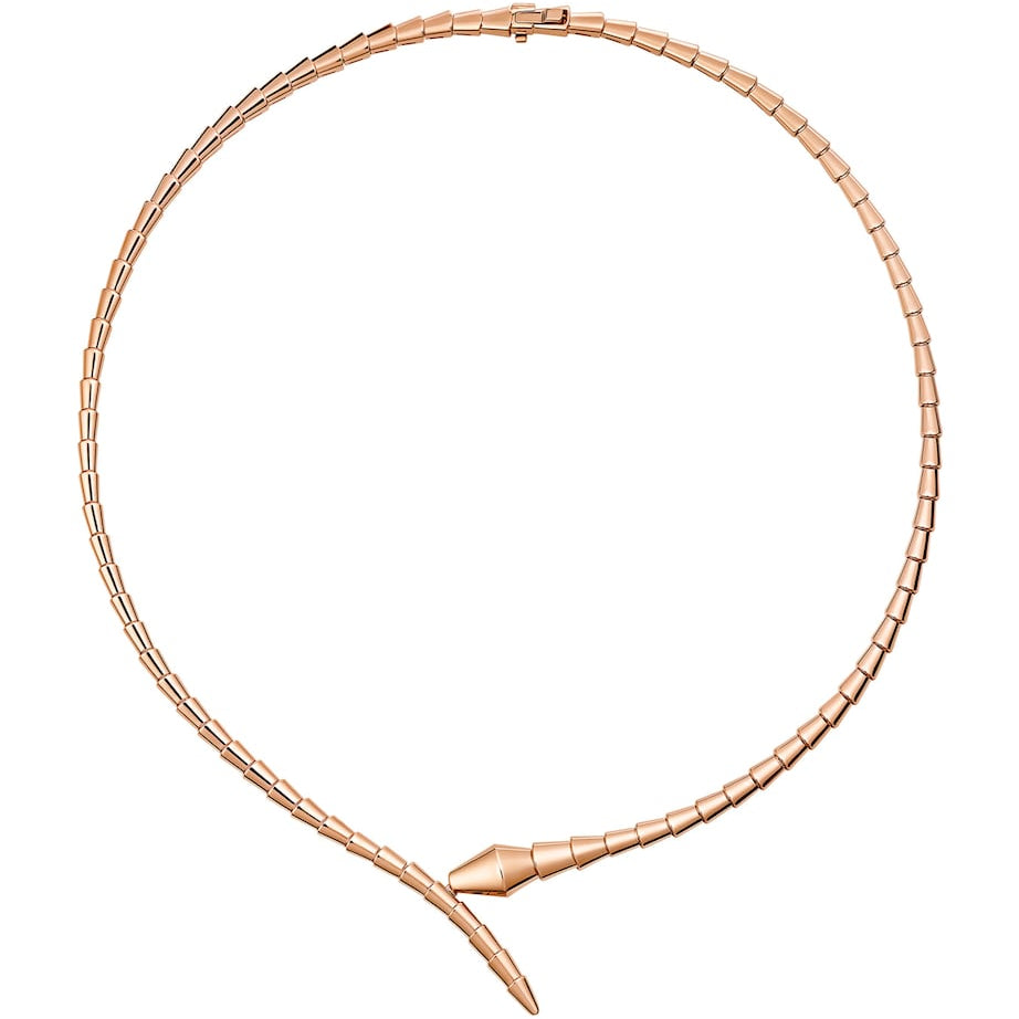 Rose Gold Serpenti Viper Necklace