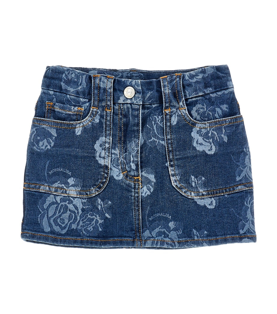 Floral Denim Skirt (2-12 Years)