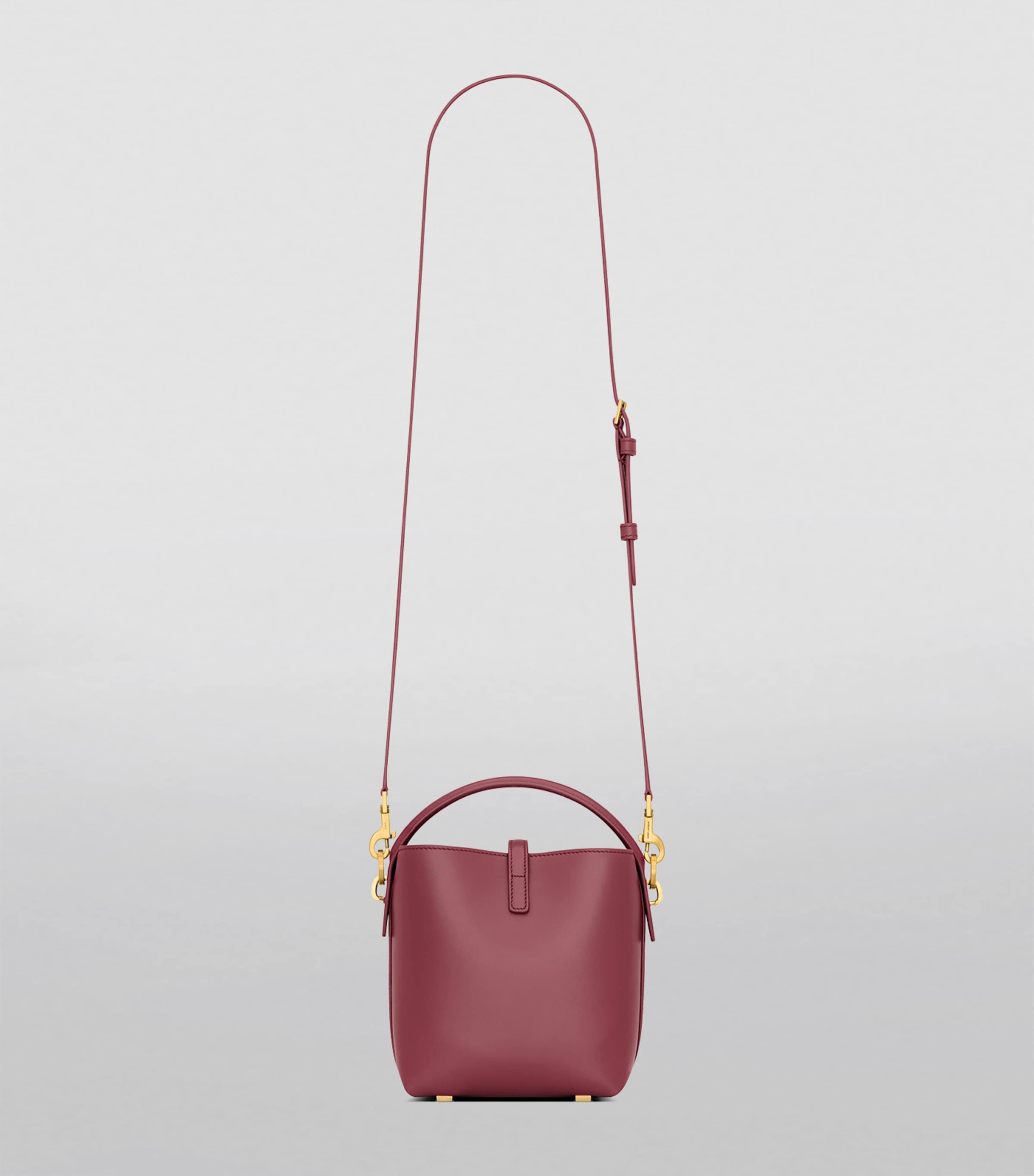 Saint Laurent Red Mini Le 37 Bucket Bag