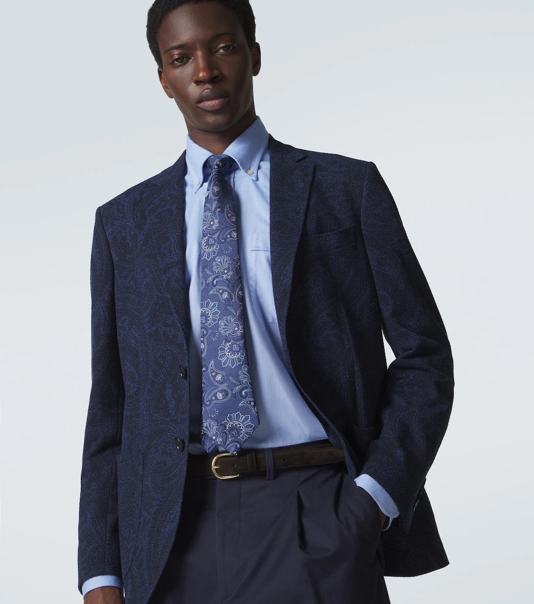 Etro - Paisley silk jacquard tie