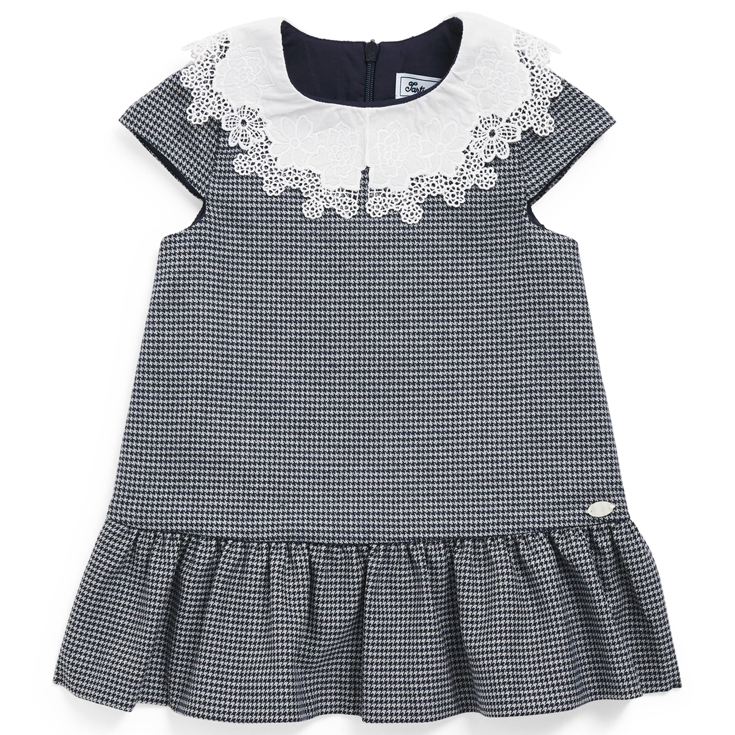 Collared Houndstooth Dress (3 Months-4 Years)