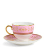 Bone China Bacchus Teacup and Saucer