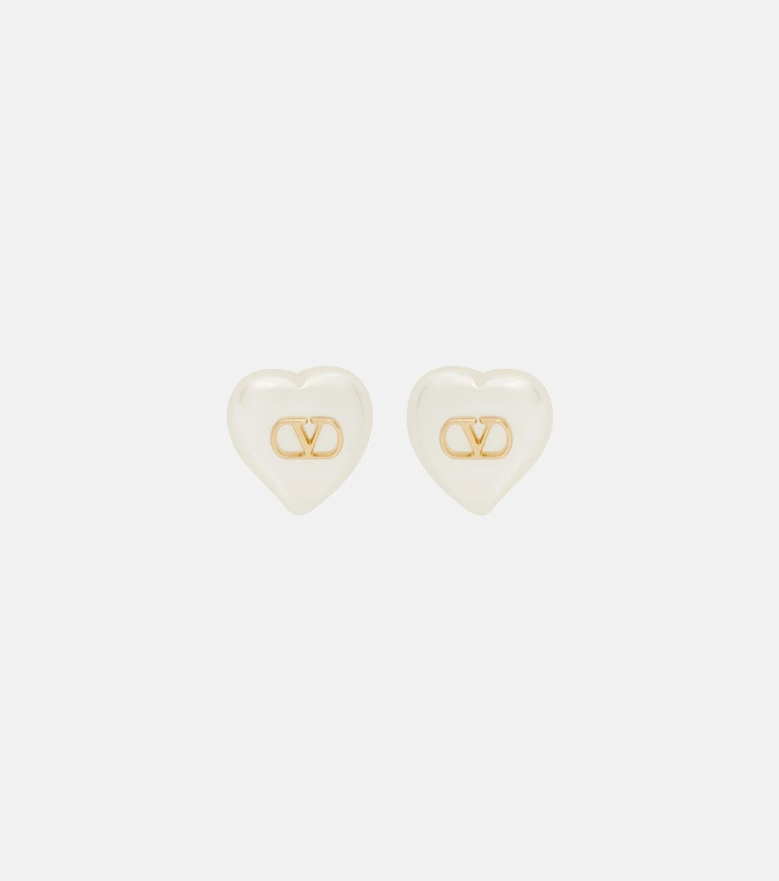 Valentino - VLogo faux pearl earrings