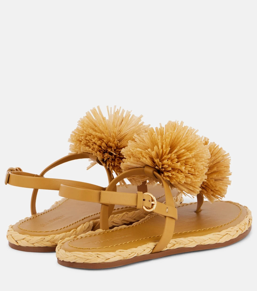 Ulla Johnson - Appliqué leather espadrille sandals