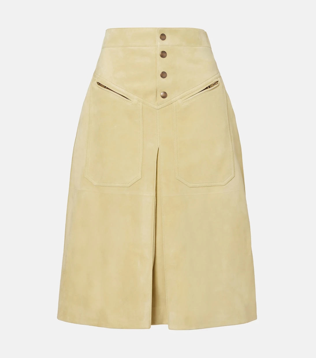 Chloé - Suede midi skirt