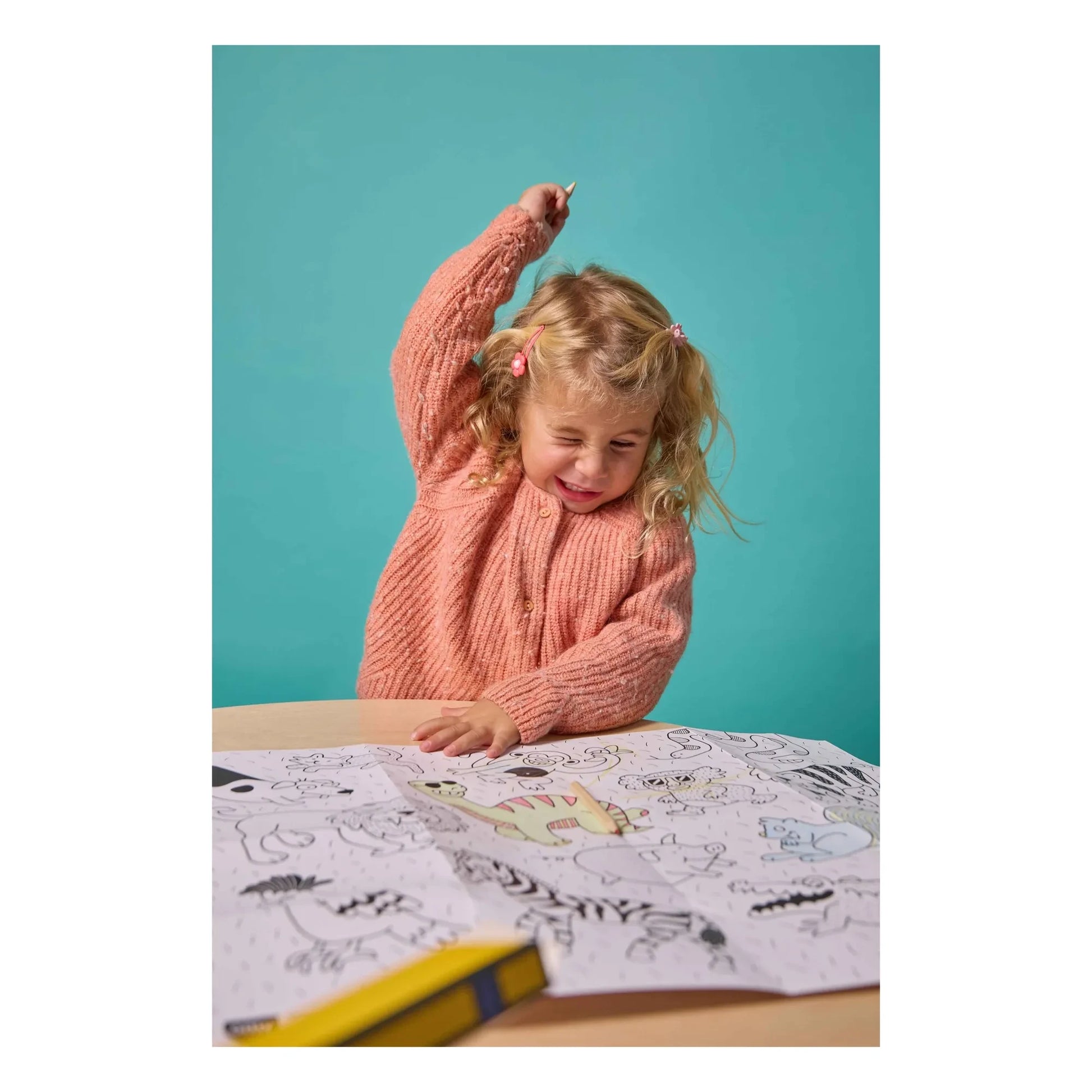 Omy - Animals mini coloring set