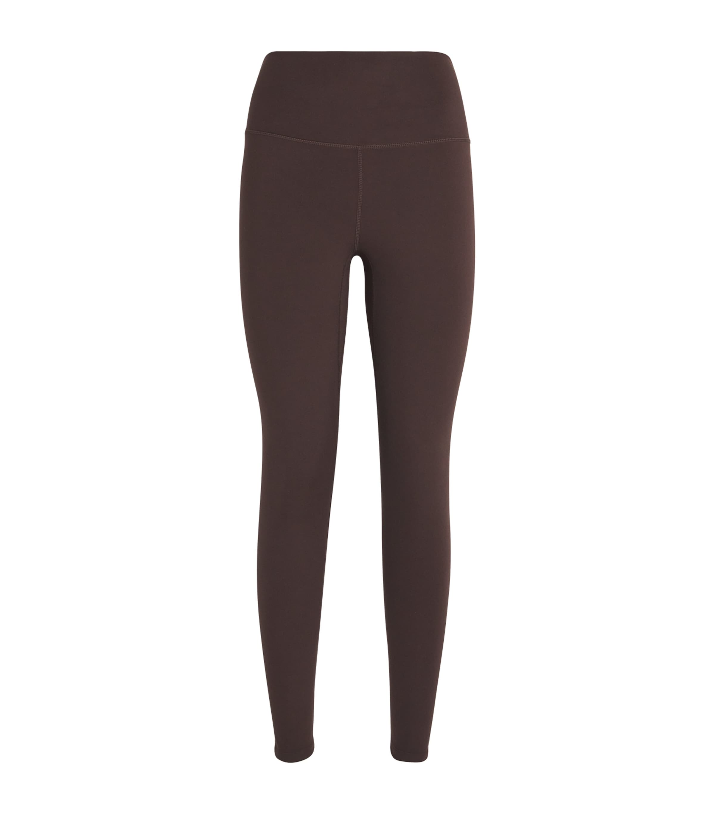 Varley Brown FreeSoft High-Rise Sports Leggings