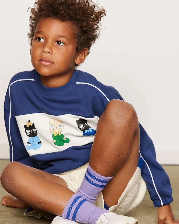 Mini Rodini pamuklu çocuk sweatshirt Minibabies