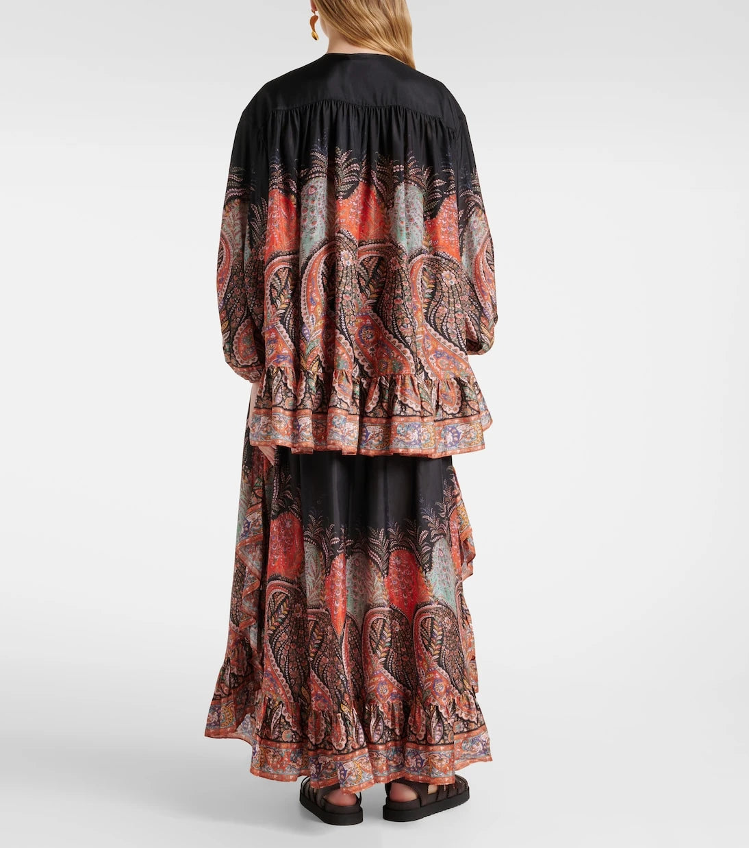 Zimmermann - Rhiannon ruffled silk top