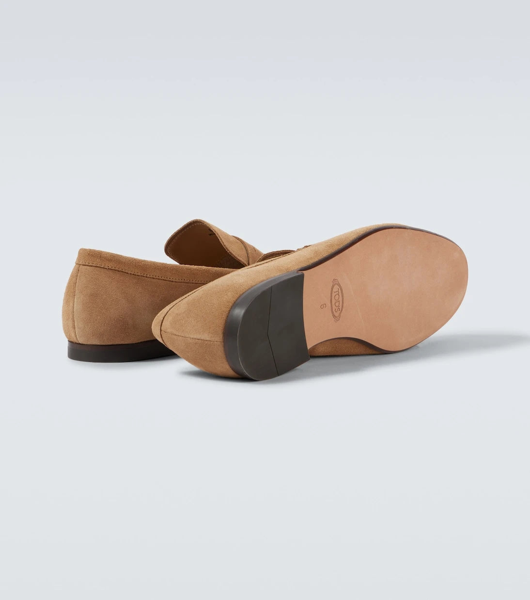 Tod's - Suede penny loafers