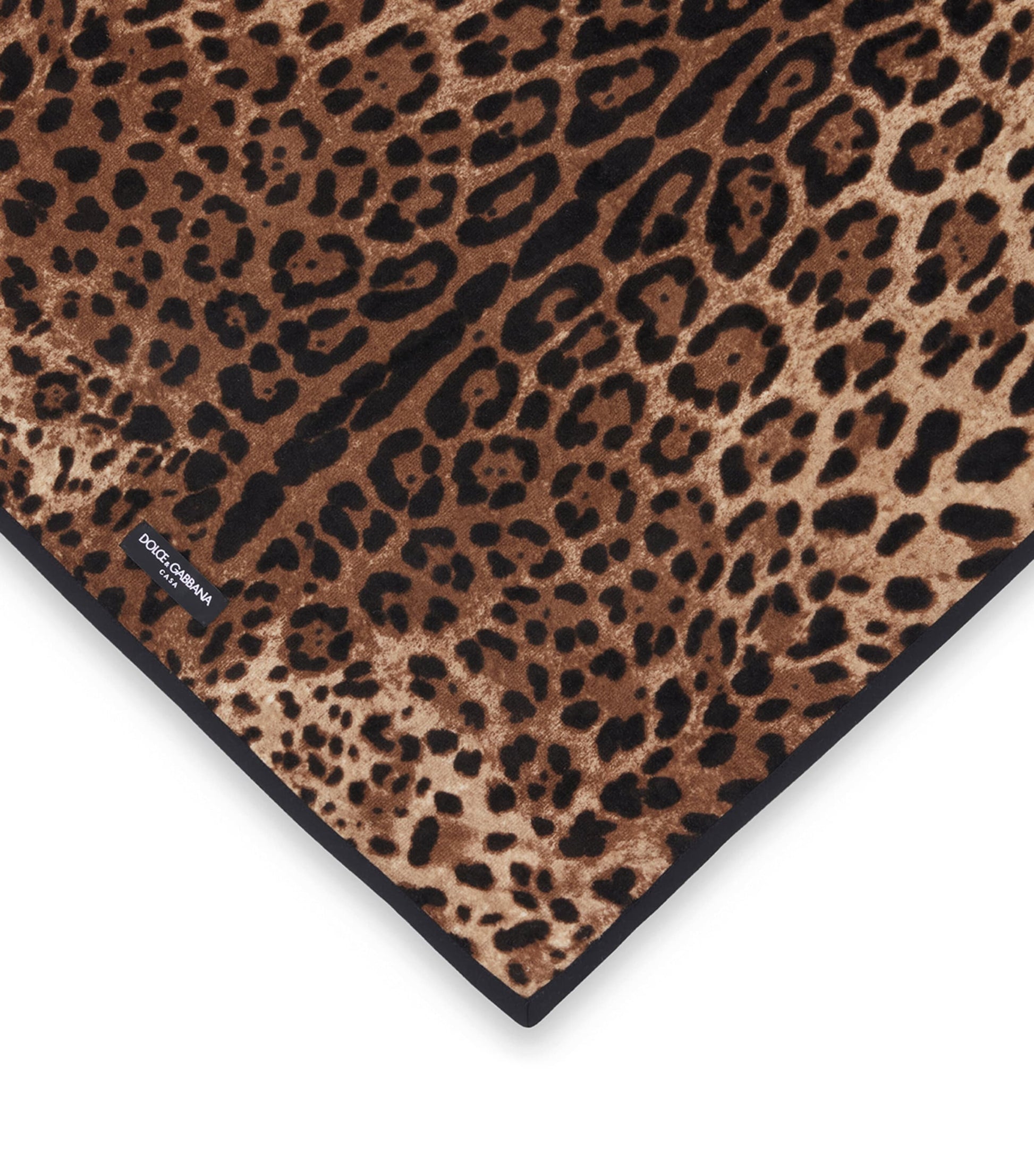 Dolce & Gabbana Casa Cotton Leopard Print Hand Towel (60cm x 110cm)