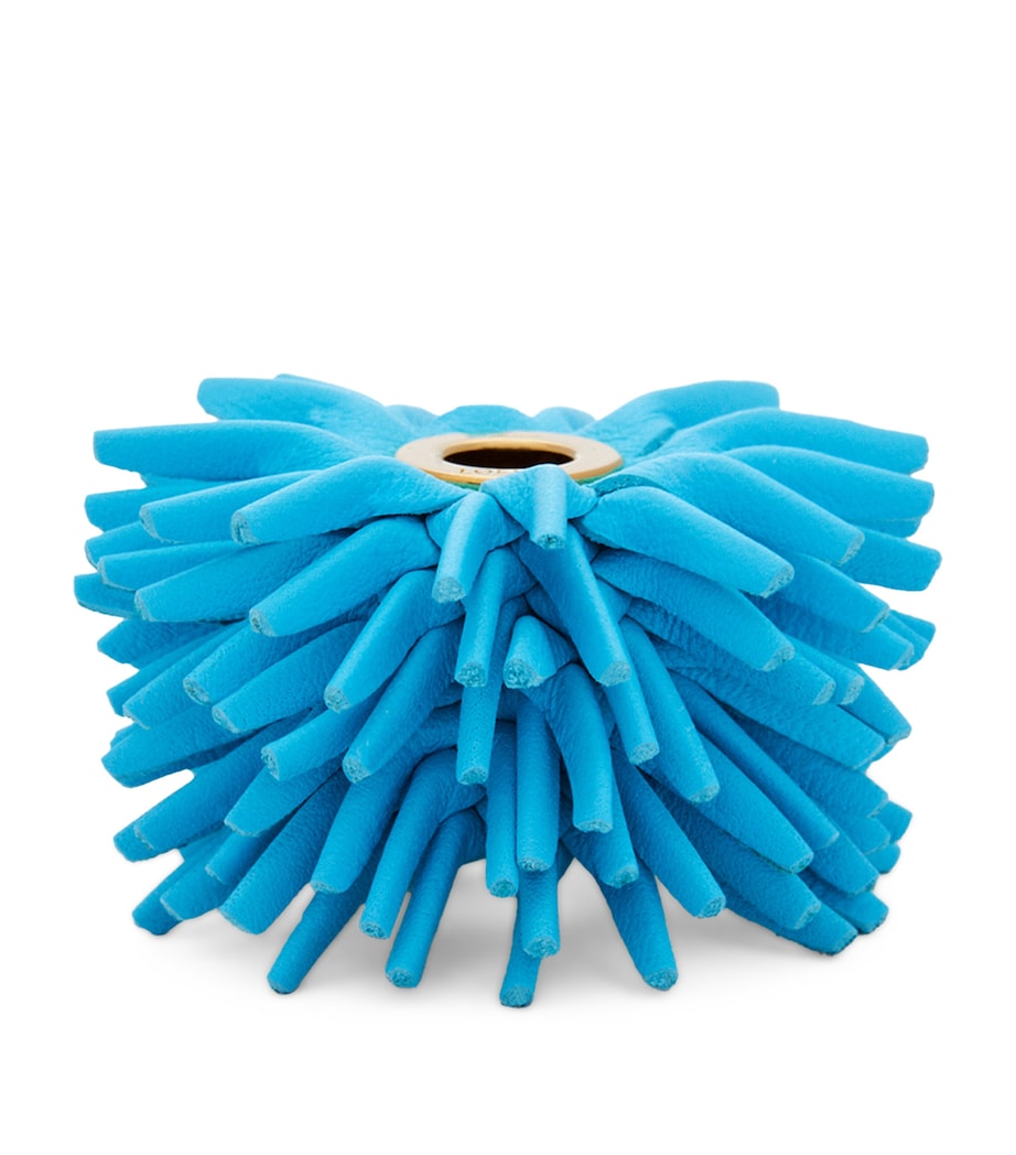 LOEWE Blue Leather Flower Dice Charm