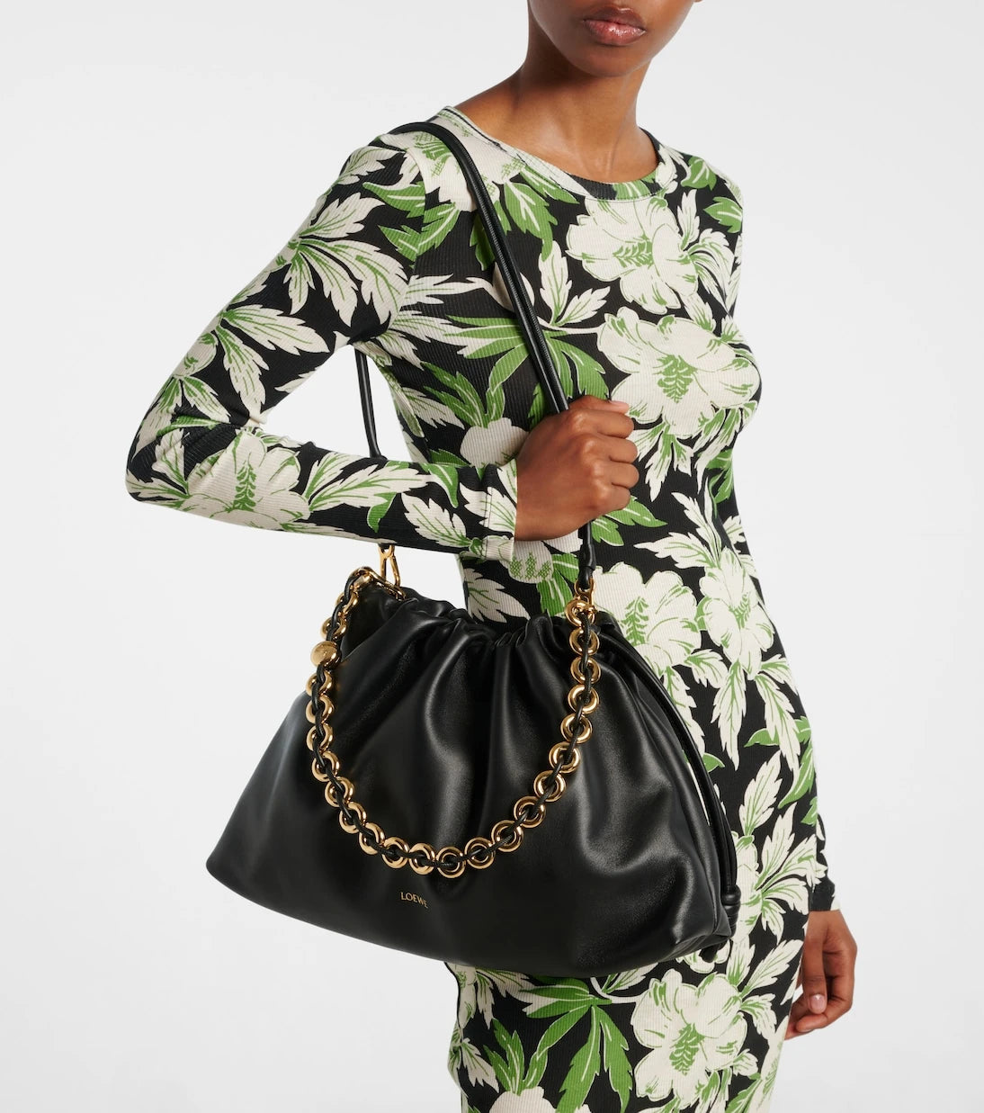 Loewe - Flamenco Large leather shoulder bag