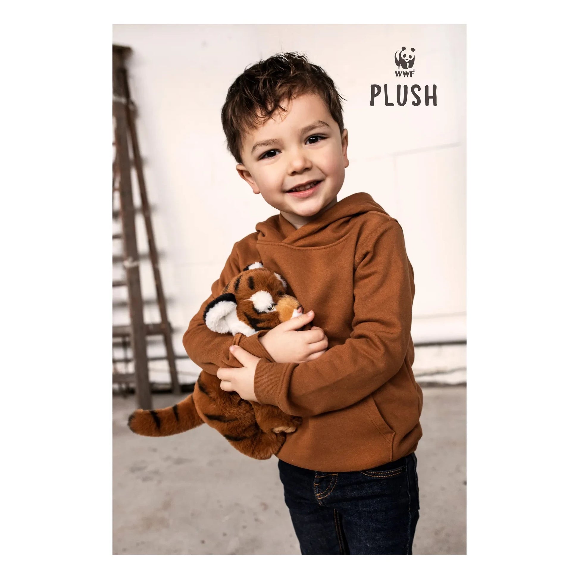 Bon Ton Toys - WWF - Tiger plush | Light brown