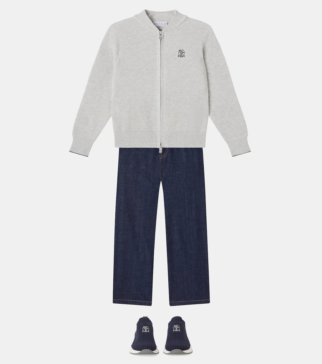 Brunello Cucinelli Kids - جينز بقصة مستقيمة