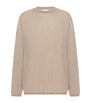 Beige Akito Cashmere Long-Sleeve T-Shirt