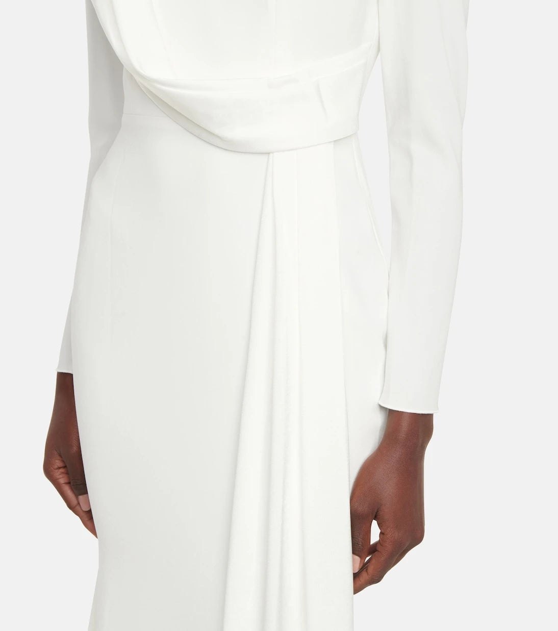 Alex Perry - Bridal Maxwell satin-crêpe bridal gown