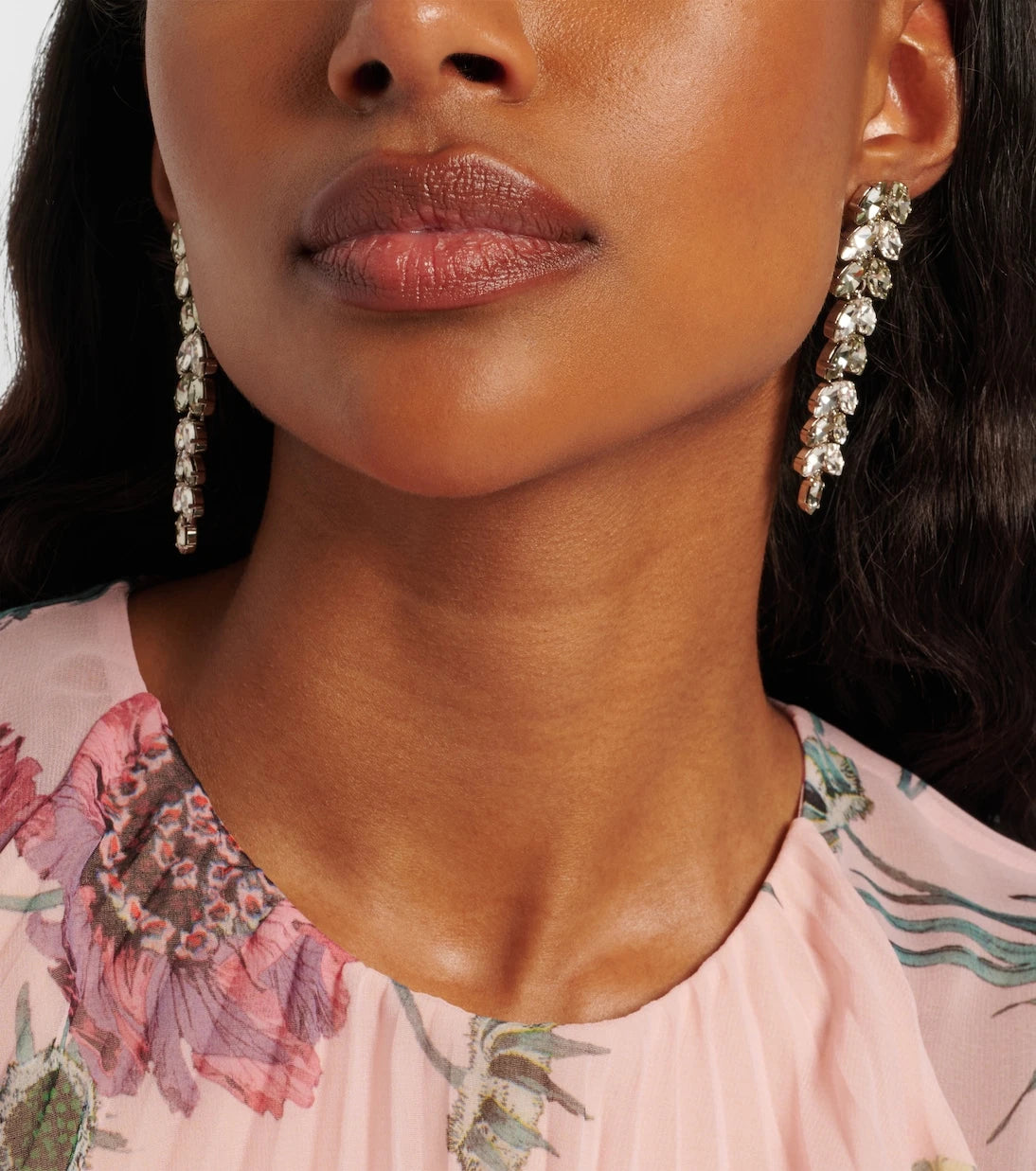 Erdem - Embellished drop earrings